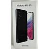 Samsung Galaxy A53 5G Smartphone Android Display Infinity-O FHD+ Super AMOLED 6,5 Zoll ¹, 6 GB RAM und 128 GB interner Speicher erweiterbar², Akku 5.000 mAh, Awesome Schwarz [Italienische Version]