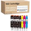 RSENSO Cartuccia D'inchiostro PGI-250 CLI-251 XL Compatibile Per Canon MG5420 MG5422 MG5520 MG5620 MG6320 MG6420 MG7120 MG7520 IP7220 MX722 MX922 IX6820 IP8720 7Pack