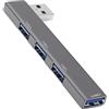 Generico Hub USB - Hub USB a 4 porte, adattatore USB portatile, adattatore per porte USB Cavo dock ultra sottile, adattatore per porta di espansione USB, espansore multiporta per laptop desktop Unità flash Sta