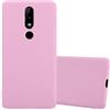 Cadorabo Custodia per Nokia 5.1 PLUS/Nokia X5 in CANDY ROSA - Morbida Cover Protettiva Sottile di Silicone TPU con Bordo Protezione - Ultra Slim Case Antiurto Gel Back Bumper Guscio