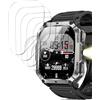 Cfyywqf 6 Pezzi Pellicola Idrogel per Blackview W70 Pro 2.01 pollici,Smart Watch Trasparente TPU Pellicola Protettiva,Touch Sensibile Protector Film,Protezione Schermo autorigenerante