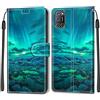 Feyten Cover per Oppo A52/A92/A72, Custodia in Pelle Oppo A52/A92/A72, Flip Custodia Pelle PU con [Magnetica][TPU Antiurto][Supporto Stand] Cover a Libro Portafoglio per Oppo A52/A92/A72 (Aurora)