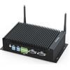 Baieyu Mini PC Fanless Windows 11 Pro, Mini PC industriale Fanless Core i3-10110U (Fino a 4,10 GHz), 8 GB di RAM DDR4 SSD da 256 GB, COM RS232 Supporta RS422/RS485, GPIO, 1DP+2HD, Dual RJ45