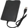 Denash Lettore di Floppy Disk, unità Disco Floppy Esterna Plug and Play a Basso Rumore da 3,5 Pollici per PC