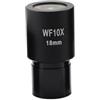 Eawfgtuw Obiettivo grandangolare per microscopio biologico Lente grandangolare Ottica in vetro in lega di alluminio da 23,2 mm per laboratorio monoculare che visualizza campo luminoso chiaro WF5X a WF25X