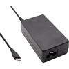EU-SOURCING Genuine Delta 65W USB C Charger per ASUS AD10380, A19-065N3A, 0A001-00892300 Chromebook Zenbook 3 Deluxe Q325 UX391, Lenovo Thinkpad, HP Spectre X360, Acer R13 CB315 CB CB3111Huawei TYPE C Power