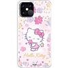 Personalaizer Cover per iPhone 7/8 di Hello Kitty Ufficiale - Custodie Carine (Hello Kitty Delicate Flower)