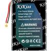Generic PR-285083 Batteria ad alta efficienza energetica da 2050 mAh compatibile per Kobo Glo HD Tolino, accumulatore e-book Kobo Clara HD spina a 2 fili, polimeri di litio a 0 cicli, batteria di ricambio per