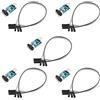 HALJIA 5PCS Collision Detection Module Crash Sensor Collision Switch Touch Switch Compatibile con Car Robot Arduino Reedswitch Reed Switch