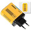 Generico Caricatore USB Multiplo Da Muro, 240W Ricarica Rapida Con 5 Porte 3PD+ USB | Alimentatore Compatto Tipo C Adattatore Cubo Per Telefono, Tablet, Casa, Ufficio, Viaggio
