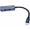 Eazedream Adattatore hub Type-C per occhiali Viture Xreal Rokid Rayneo AR (3 USB-C)