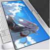 ITBT Darling in The FranXX 800x 300mm Tappetino Mouse，Speed Gaming Mousepad， XXL Tappetino per Mouse, 3mm Mouse Pad Antiscivolo Fondo in Gomma con Bordi Cuciti, E