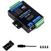 iiunius Industrial Isolated 4-Ch RS485 to RJ45 Ethernet Serial Server Adapter Support Modbus Gateway/MQTT/JSON Bi-Directional Trasparente Transmission ETH to RS485 Rail-Mount Serial Module