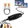 VIXLW Scheda di acquisizione video Capture Card, HD 1080P Scheda di acquisizione USB 2.0, Video Grabber per RCA a USB-Convertire VHS VCR Hi8 Mini DV a digitale, per PC, TV, lettore a nastro, videocamera