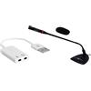 Empire Microfono da tavolo DESK100 + Scheda Audio USB-135