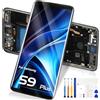 Atwist Schermo LCD per Samsung Galaxy S9 Plus S9+ G965 - per Samsung S9 Plus LCD Touch Screen Digitalizzatore SM-G965F SM-G965U LCD Display Vetro Pannello Assemblaggio con Cornice