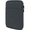 moex Custodia per Amazon Kindle Paperwhite 4 - Custodia con scomparto per accessori, lettore e-book custodia minimalista con chiusura lampo, impermeabile, antracite