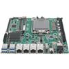 UDPTCP 3 schede madri i225/i226+1* i219V LAN Mini-ITX DDR5, H610 SATA 6 Gb/s (CPU Core i3/i5/i7 LGA1700 di 12a generazione, M.2 (NVME), 2 x SATA3.0, slot PCIEX16, N17 NAS Motherboard. erboard/LVV DS