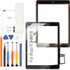Arbilato Schermo di ricambio per iPad 9.7 2018 6 6th A1893 A1954 per iPad 6a generazione Touch Screen per iPad6 digitalizzatore con pulsante Home (nero)