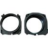 Electric House Supporti Altoparlanti Autoradio Adattatori casse acustiche posteriori 130mm per Ford Fiesta 4 1995 > 2002