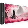 RISOKA® Tappetino mouse gaming anime XXL 900x400 mm - Mousepad impermeabile & cuciture rinforzate - Tappeto XL - Sottomano scrivania per setup, tastiera e PC