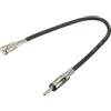 Generico Adattatore per antenna radio, adattatore per antenna per autoradio | Connettore antenna per auto | Adattatore per antenna autoradio DIN maschio a femmina ISO, cavo di prolunga per antenna radio per au