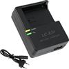 Bpzmm LP-E10 Caricabatterie per LC-E10E LC-E10C Ricarica Rapida per Canon EOS Rebel T7 T6 T5 T3 T100 4000D 3000D 2000D 1500D 1300D 1200D 1100D Telecamere sicure