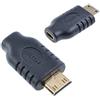Oiyagai 2Pz Adattatore Micro HDMI Femmina a Mini HDMI Maschio Nero