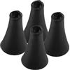 Generic 4 punte di ricambio in gomma siliconica per supporti per telefono da moto, tappi antiscivolo antiurto per supporto per telefono cellulare, accessori per staffa di supporto per telefono cellulare