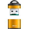 Bajbumgn Lettore Di Schede Di Memoria USB - Compatty Lettore USB per Auto - Dispositivo Portatile Con Portachiavi Per Computer PC Laptop Casa E Veicolo