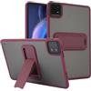 GIOPUEY per Xiaomi Pad 5 Custodia, con Supporto, Cover Rigida in PC + Morbida in TPU, Case Custodia Opaco, Nessun Ingiellimento - Red