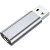 Generico Adattatore Audio USB da 3,5 mm - Scheda Plug and Play Senza Driver per Cuffie - Interfaccia Portatile per Laptop, Desktop, PC
