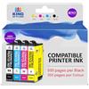 KING OF FLASH 604XL Cartucce d'inchiostro di ricambio per Epson 604XL per Epson Expression Home XP-2200 XP-2205 XP-3200 XP-3205 XP-4200 XP-4205, Workforce WF-2910DWF (1 set)