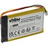 vhbw batteria compatibile con Garmin Nüvi 1490, 1490T, 1390, 250, 1390T, 1400, 200w, 200 navigatore GPS (1250mAh, 3,7V, Li-Poly)