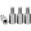 Kado Set di 4 adattatori distanziatori per montaggio a parete, da M4 femmina a M4 maschio, 10 mm, per monitor Sceptre E25 E27 E255B-FWD168 E255B-FWD240 E275B-FWD168 E275B-FWD240 E275B-QPD168 E278B;