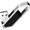 leizhan Primavera Fibbia USB Flash Drive USB 2.0 Flash Drive Memory Stick USB External Memory Data Storage Bambini Studenti Regalo Compleanno (32GB, nero)