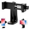 QWORK® Adattatore per treppiede smartphone universale, adattatore per supporto, per treppiede, selfie stick e monopiede