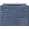 Microsoft Surface Pro Signature Tastiera con Slim Pen (per Surface Pro 8, 9, X) (QWERTY Nordico) Zaffiro