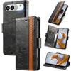 MOJIA Cover per ZTE Nubia Air Pro, PU Custodia Antiurto Resistente ai Graffi, Custodia Flip Portafoglio per Telefono con Supporto e Slot per Schede. Nero