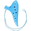 MAGICLULU Ocarina 12 Fori in Plastico, Strumento Ocarina Blu per Studenti