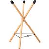 Vibhgtf Treppiede supporto handpan, struttura treppiede solida, supporto per tamburo in acciaio, supporto per handpan, supporto per rullante regolabile, supporto per tamburo portatile e antiscivolo per