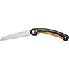 Fiskars Seghetto a Serramanico Plus, Per Rami e Tronchi Spessi, 3 Posizioni di Taglio, Lama Affilata Power Tooth, Denti Grossi, Lunghezza della Lama: 21 cm, Nero/Arancione, SW69, 1067553
