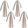 ZVD 3 Pezzi Ventola Anti Insetti, Ventilatore anti Mosche, Repellente per Zanzare per Interni Ed Esterni,Scaccia e Allontana Mosche, Vespe, Moscerini e Zanzare dal Cibo (Oro*4pcs)
