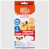 BRILLA TRAPPOLA ADESIVA PER TARME DEL CIBO 3 PZ