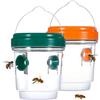 Taiyyi 2 pezzi trappola per vespe,trappola vespe e calabroni,Adatto per la cattura di animali vivi |Appeso |Trappole per mosche |Accalappia mosche