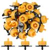 Wzzy Gurden Set di 50 Gocciolatore per irrigazione autocompensante da 2 Litri/Ora, smontabile. Gocciolatore Pizzicato Adatto per microirrigazione
