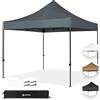 VONROC Gazebo 3x3m pieghevole Easy-Up - Tenda da Giardino Impermeabile, Protezione UV 50+, Telaio in Acciaio, Borsa con Ruote - Modulare ed Espandibile