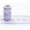 Guest Ruyunlai Bordi per Carta da Parati autoadesivi 10.6cm X 1000cm,Rimovibili Bordo per carta da parati per Cucina Bagno, Bordo adesivo Impermeabile fiore di vite blu