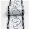 Dostear Bordi Greche Pannelli Adesivi Bordo Adesivo per Pareti Striscia Adesiva Muro Decorativa Greca Adesiva per Parete grigio lucido 10cm X 1000cm