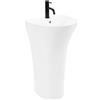 Rea - Lavabo Freestanding Rita Slim Lavabo Bagno Autoportante Freestanding 48 X 42 X 83,5 cm In Ceramica (Bianco)